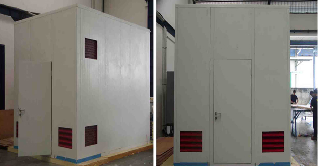 Cold storage and processing room